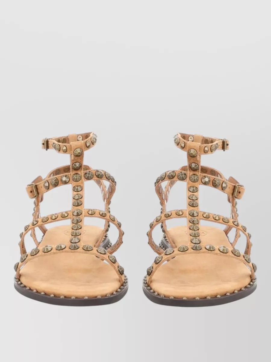 Ash Leather Sandals