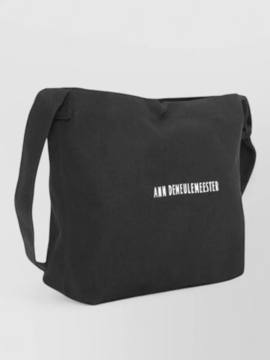 Ann Demeulemeester Canvas Shoulder Bag