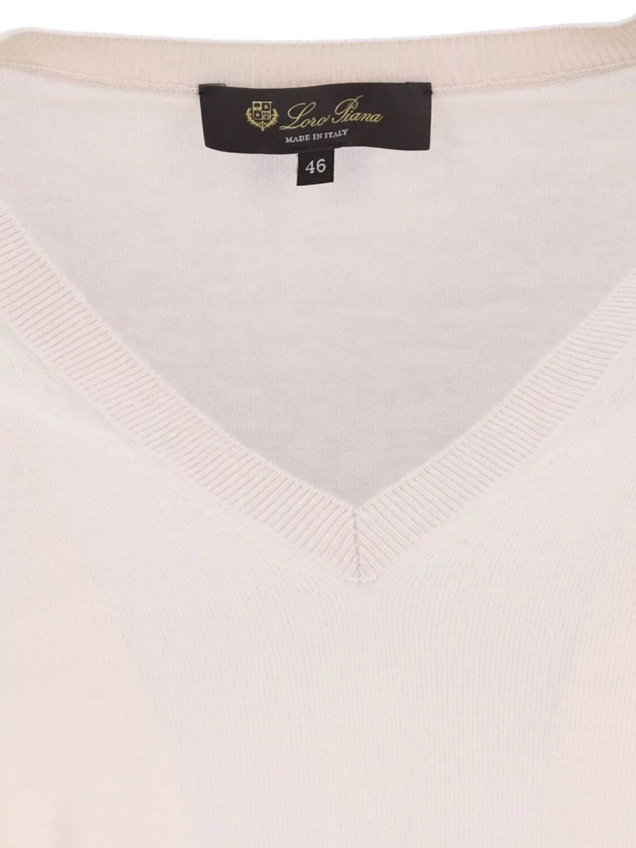Loro Piana Classic V-Neck Knitwear With Ribbed Details