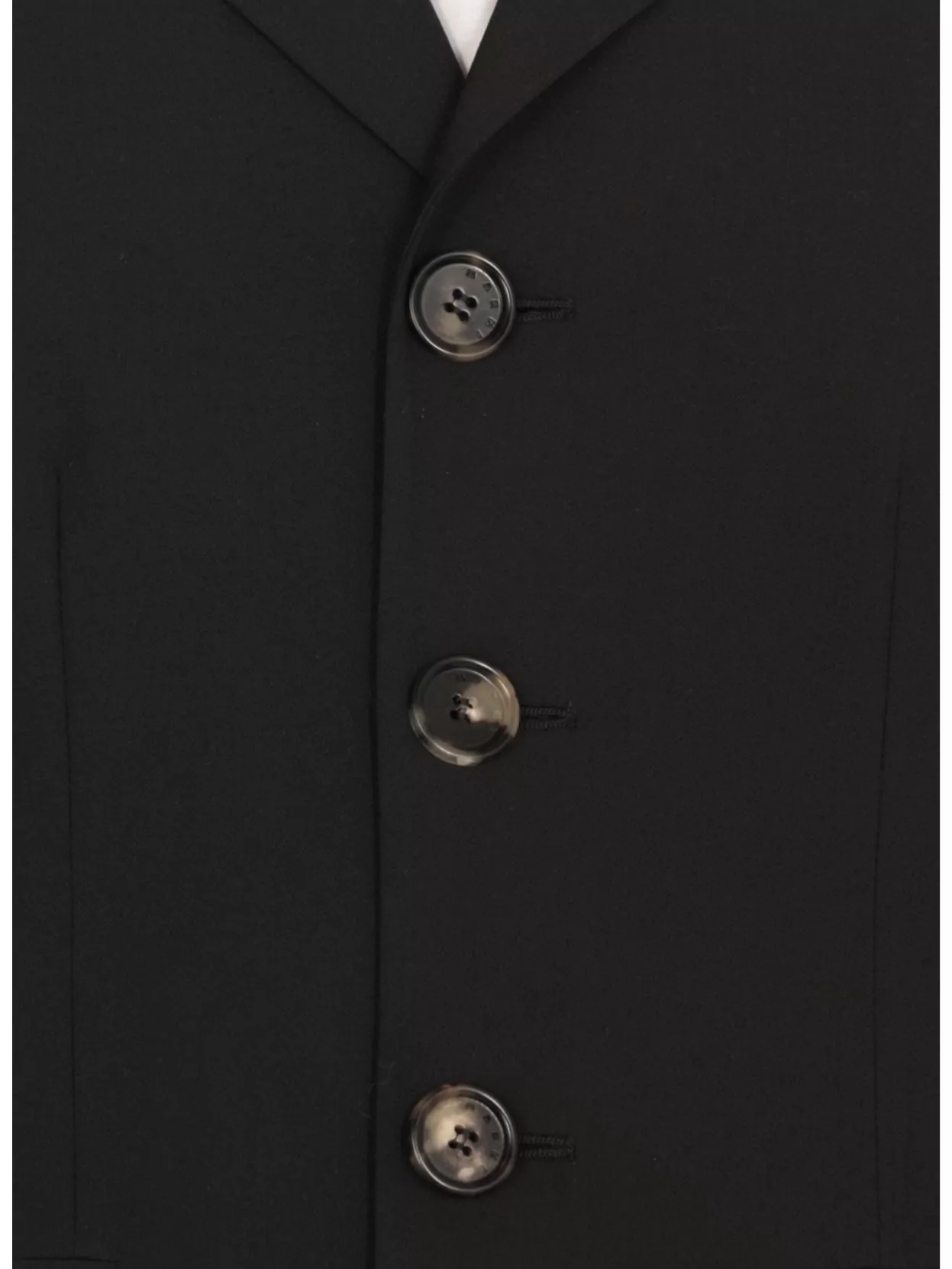 Marni Wool Blend Blazer Notched Lapels