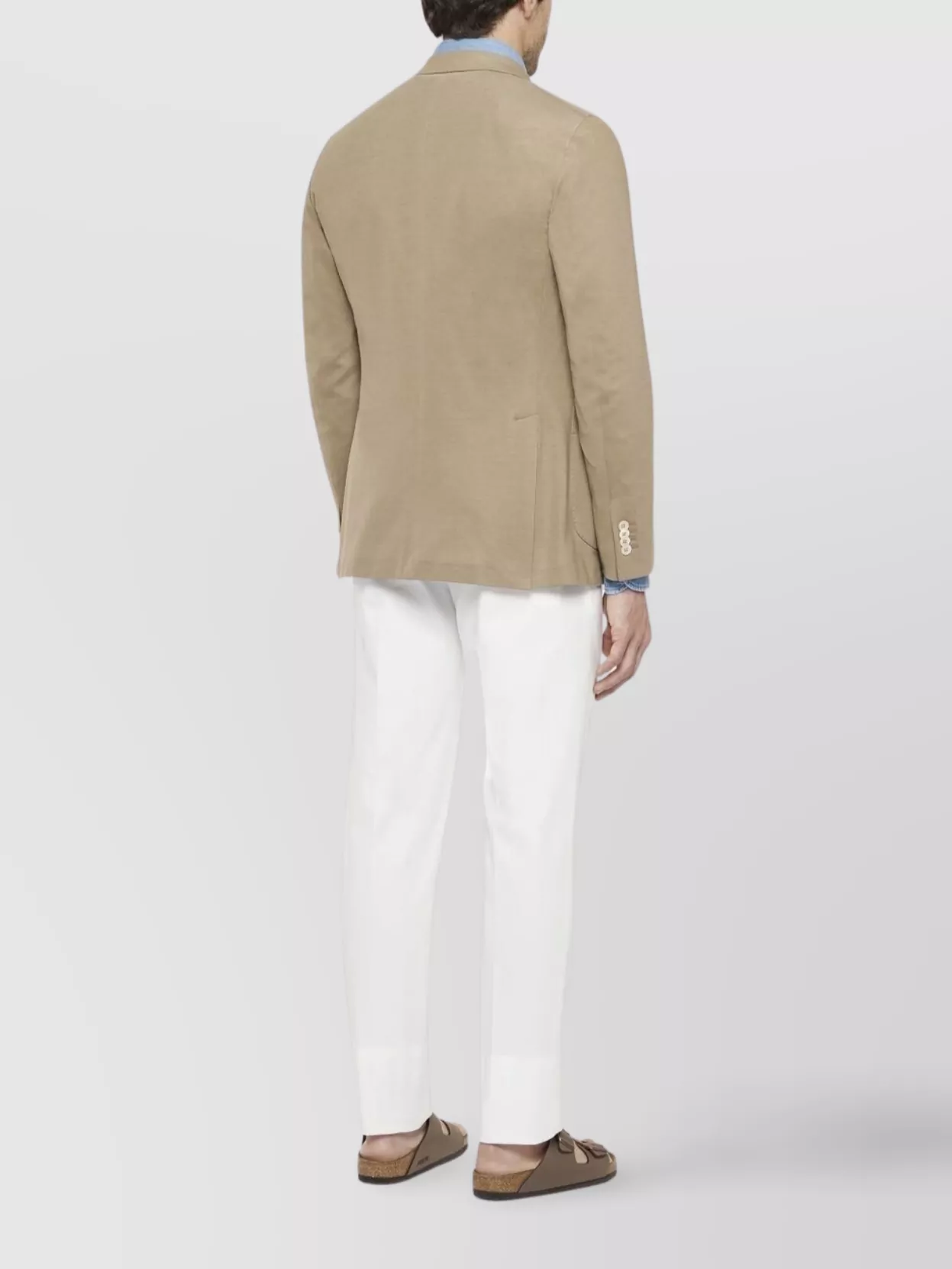 Boglioli Tailored Jacket Featuring Buttoned Cuffs