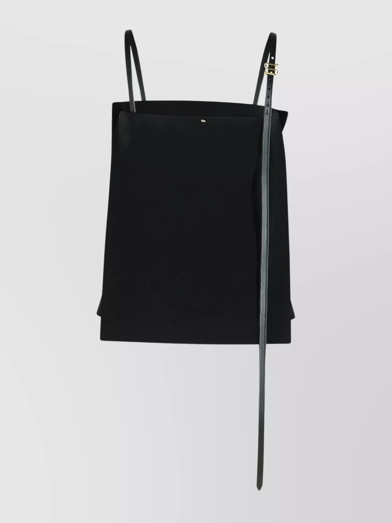 Sportmax Asymmetric Strap Detail Spaghetti Straps Skirt