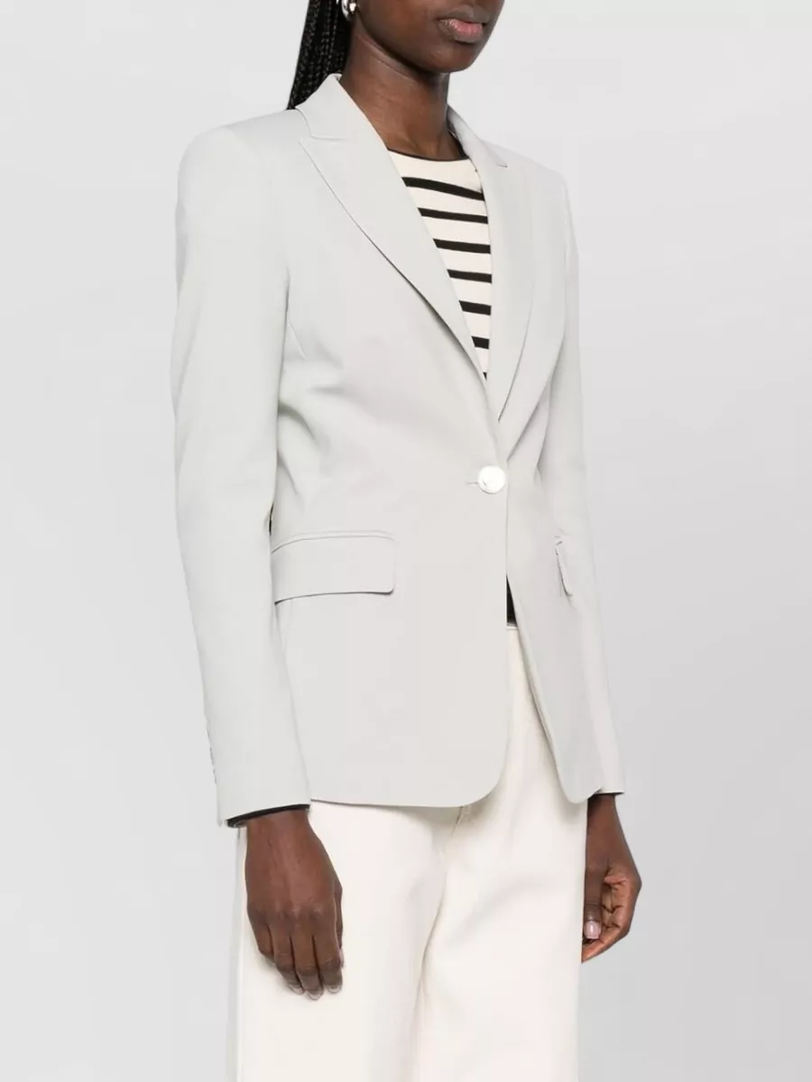 Pinko Tailored Jacket Nylon Silk Long Sleeves