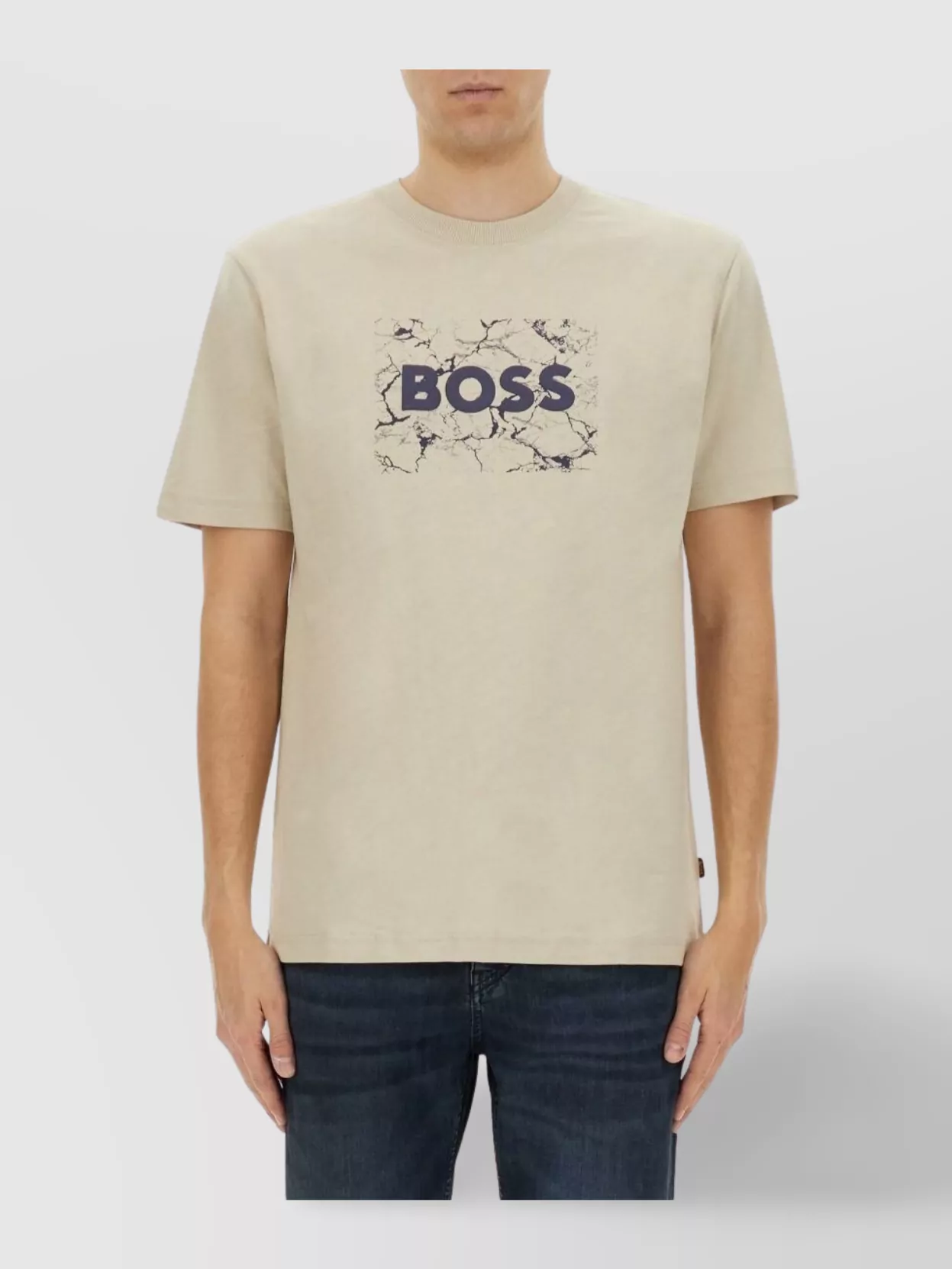 Boss Graphic Logo Crew Neck T-Shirt