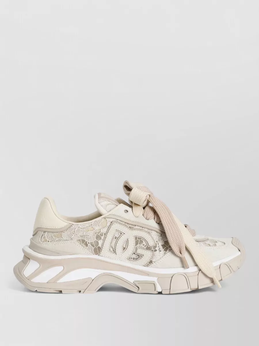 Dolce&Gabbana Leather Low-Top Sneakers