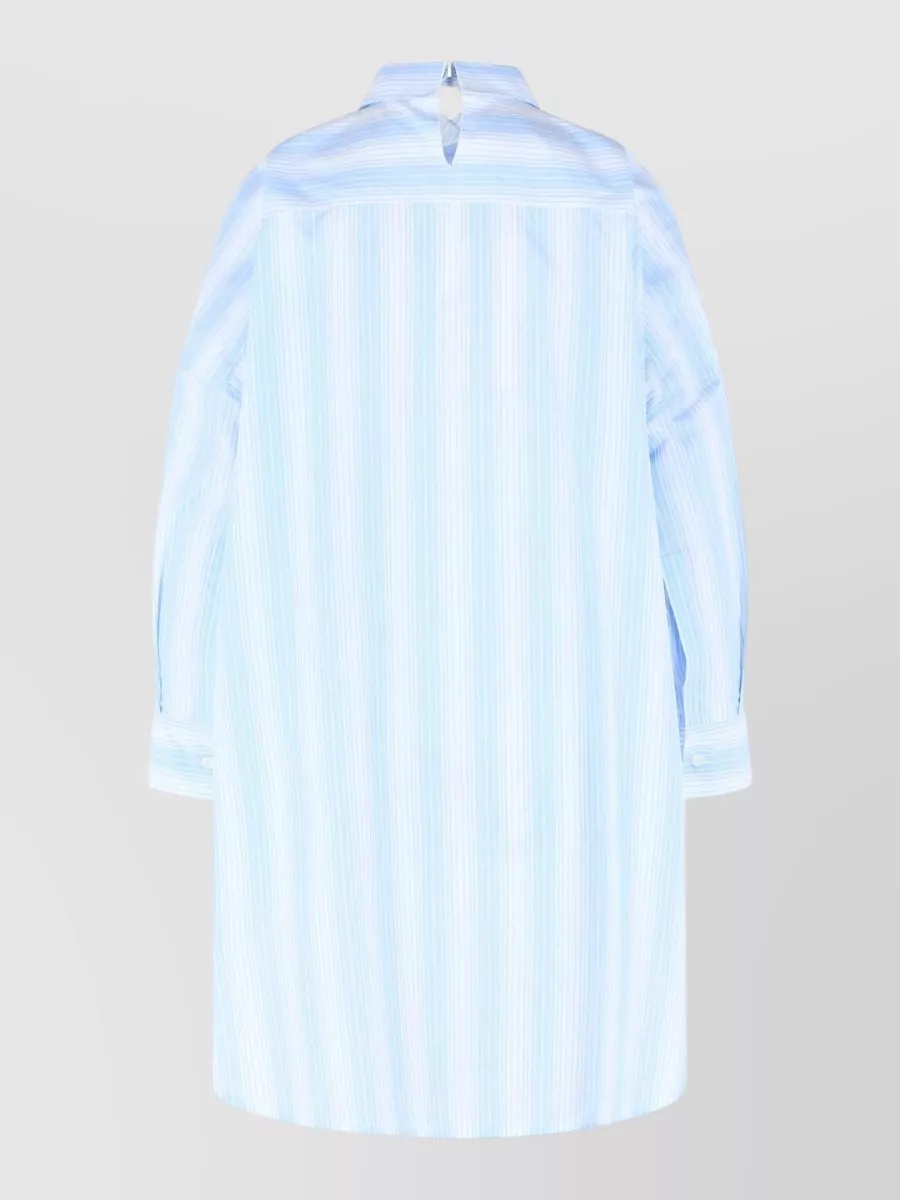 Marni Oversized Embroidered Cotton Shirt