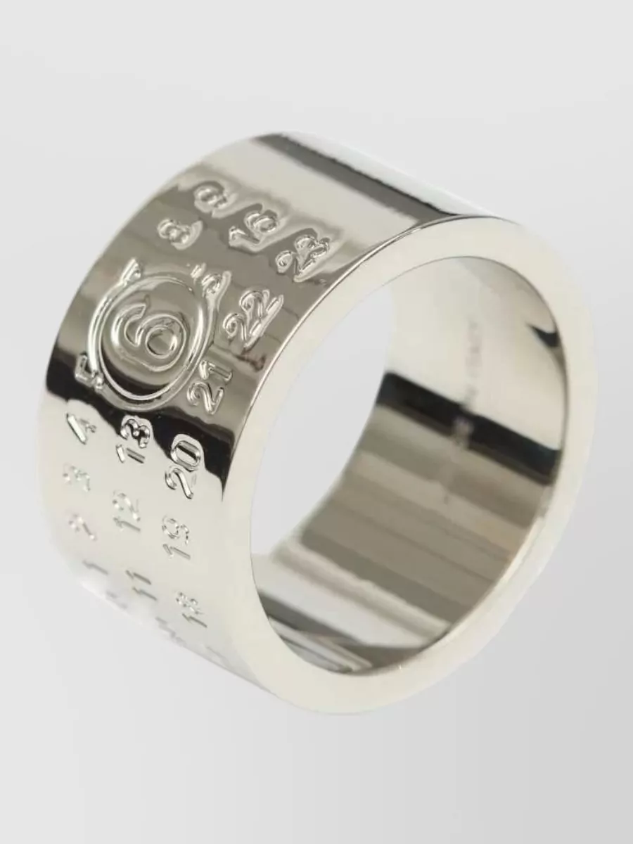 Mm6 Maison Margiela Minimal Logo Ring