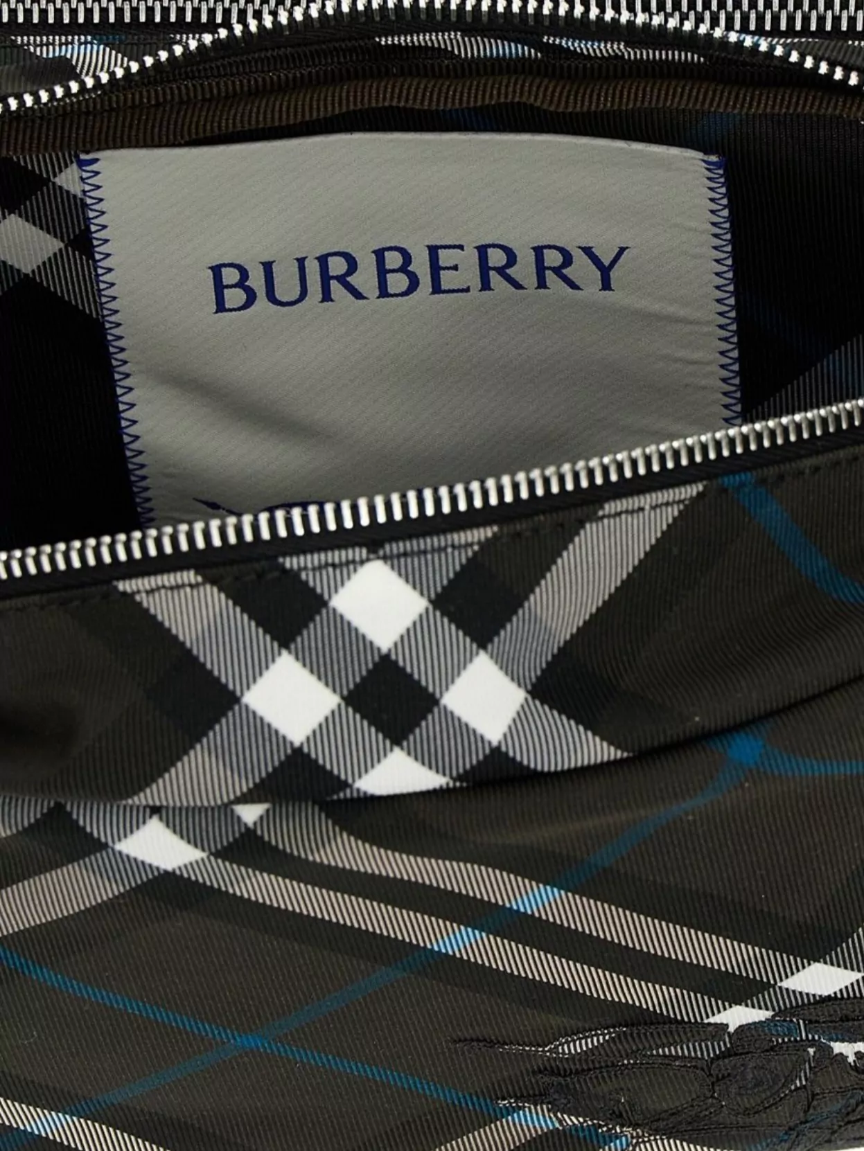 Burberry Adjustable Strap 'Check' Pattern Crossbody Bag