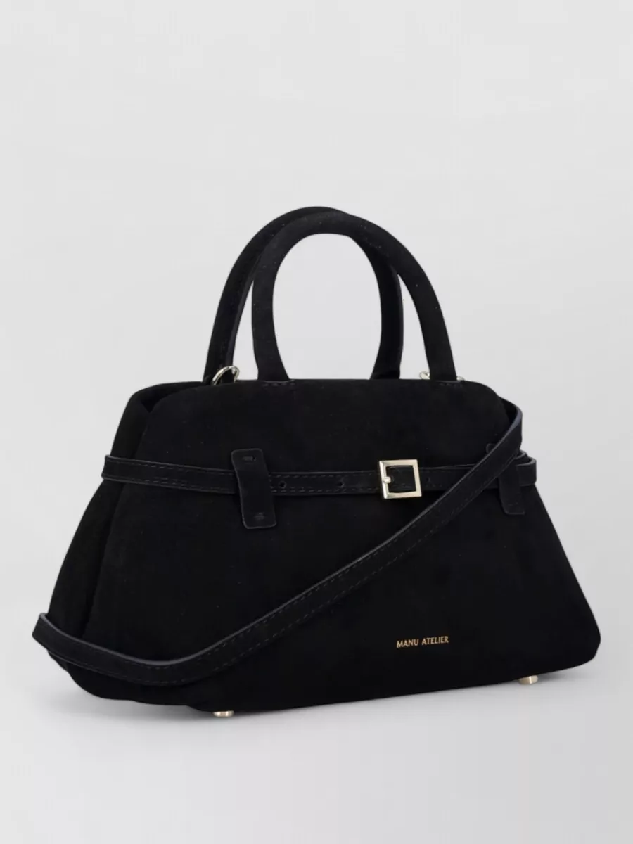 Manu Atelier Leather Shoulder Bag