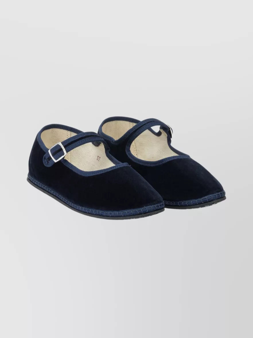 Vibi Venezia Round Toe Velvet Ballerina Shoes With Rubber Sole In Animal Print