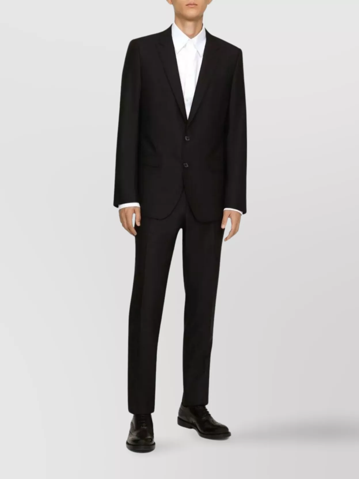 Dolce&Gabbana Wool And Silk Suit With Hidden Pocket