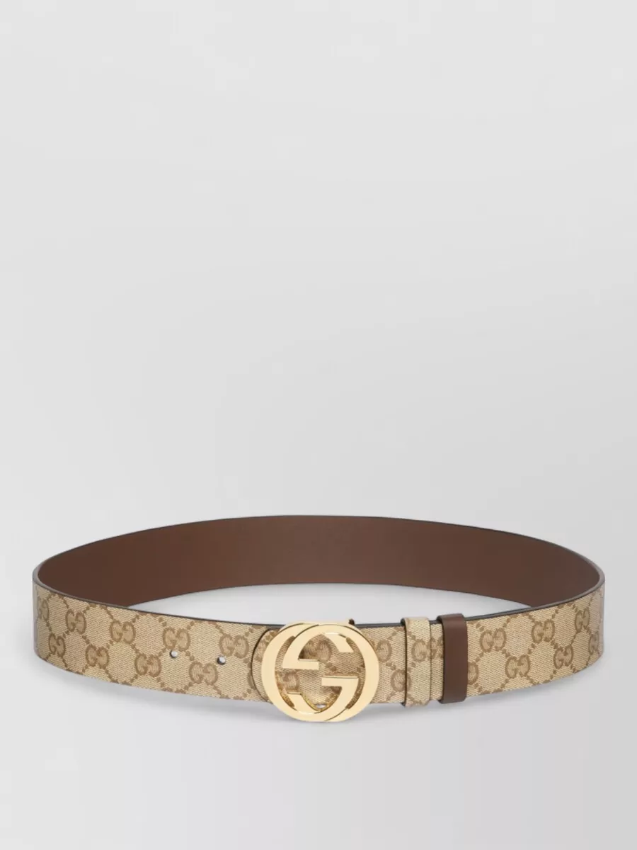 Gucci leather reversible belt