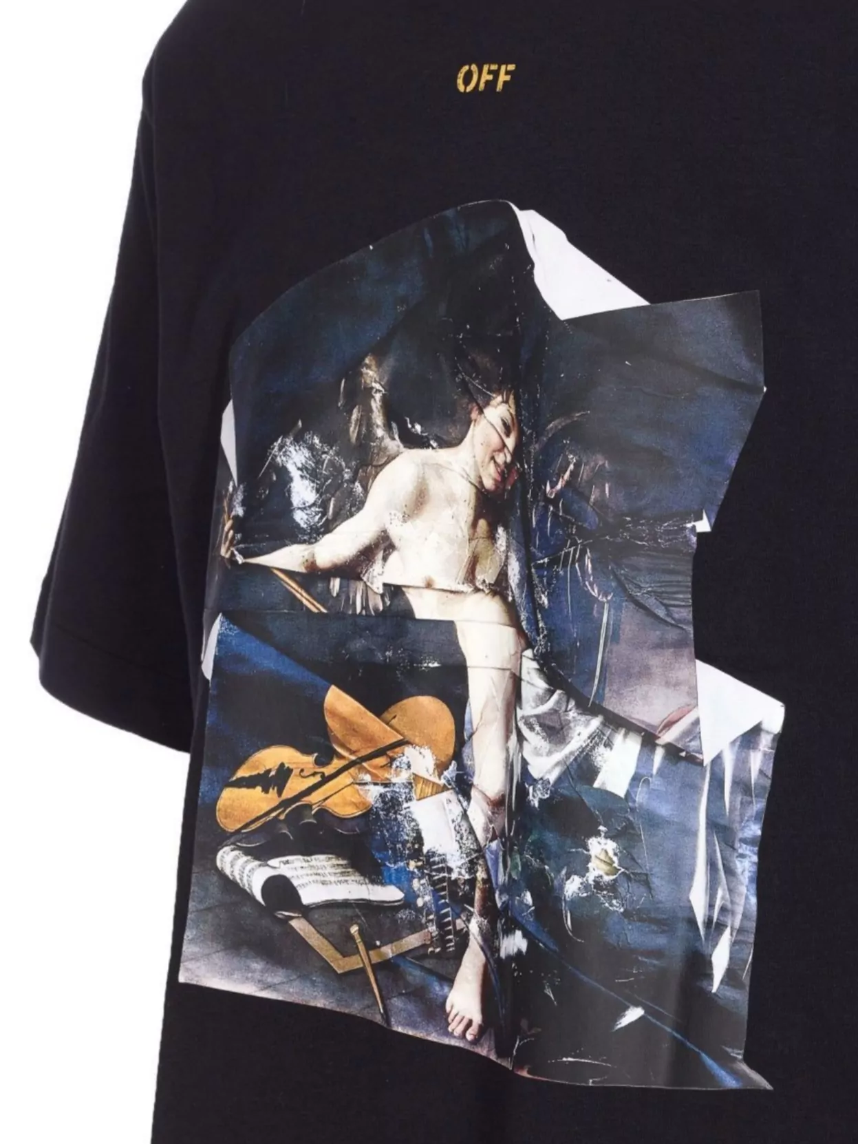 Off-White Cupid Skate Graphic Print Crewneck T-Shirt
