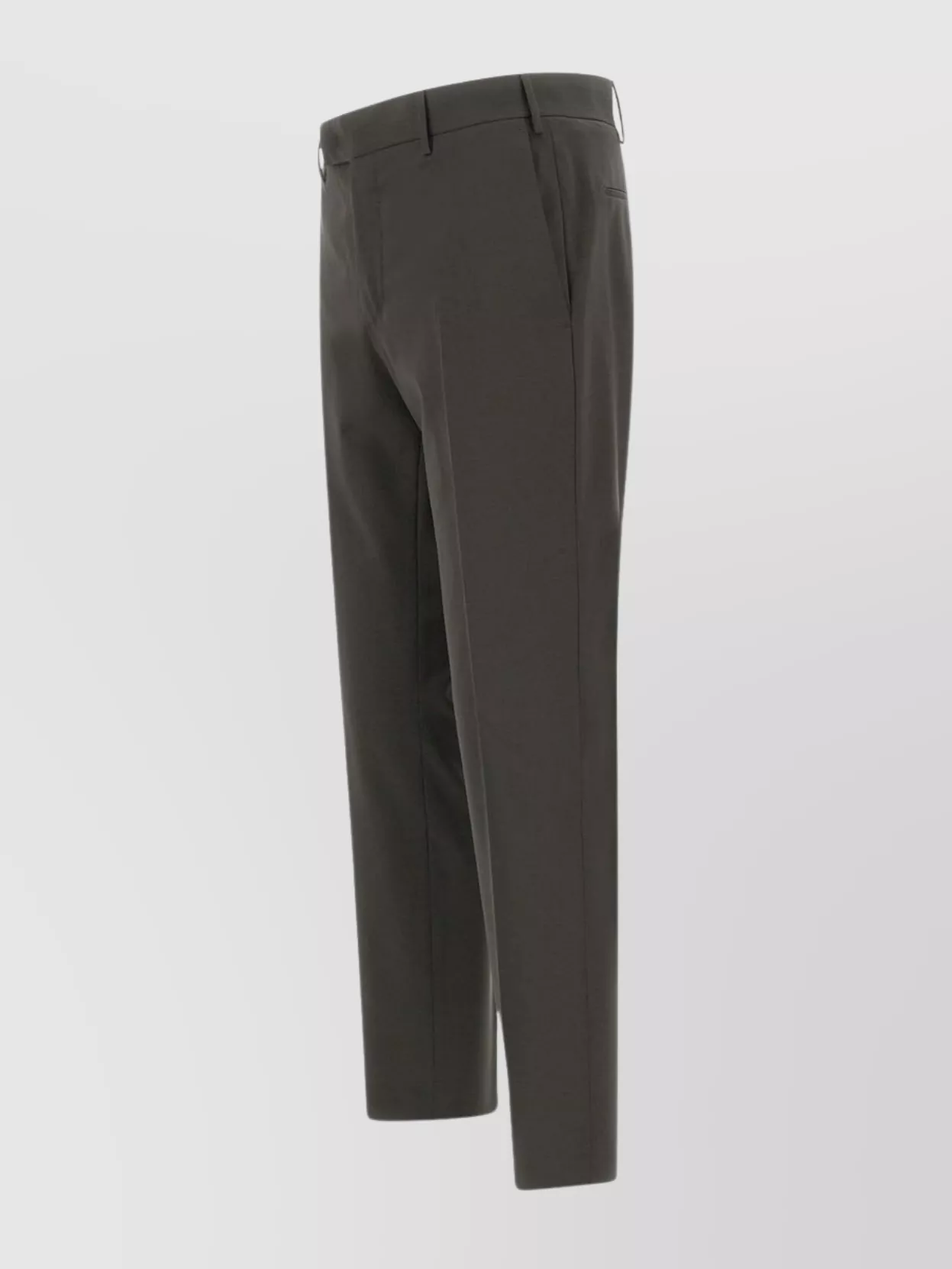 Pt Torino Taupe Colour Wool Trousers