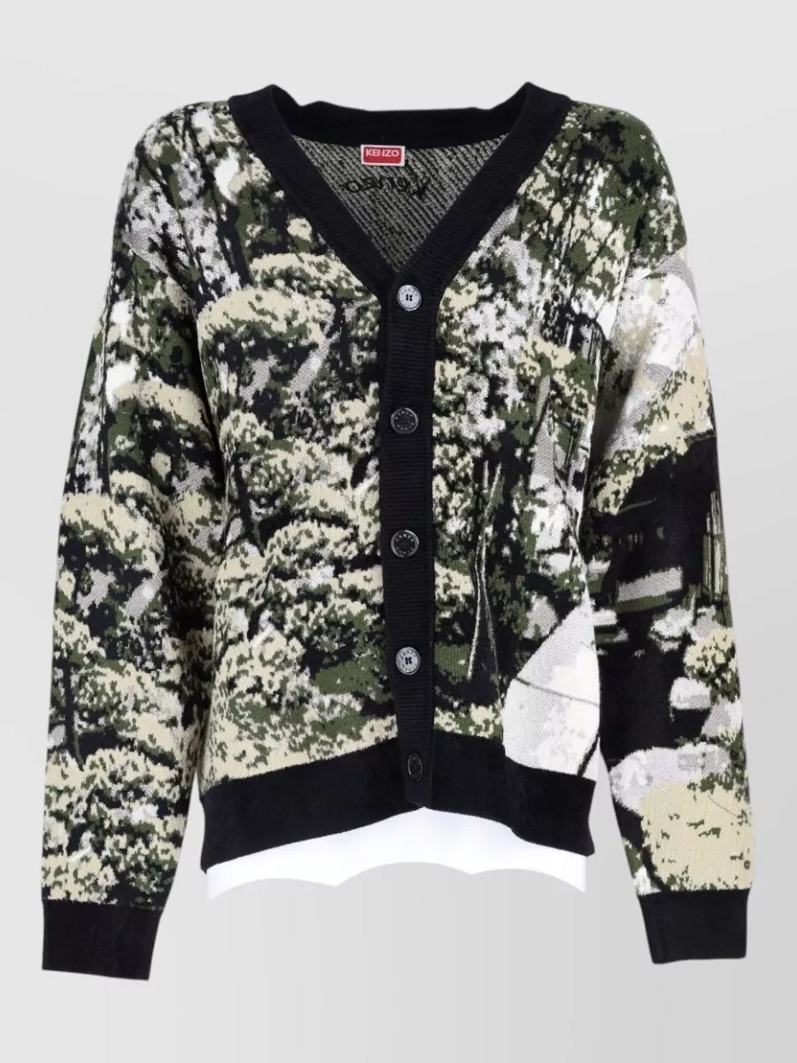 Kenzo silk wool cardigan