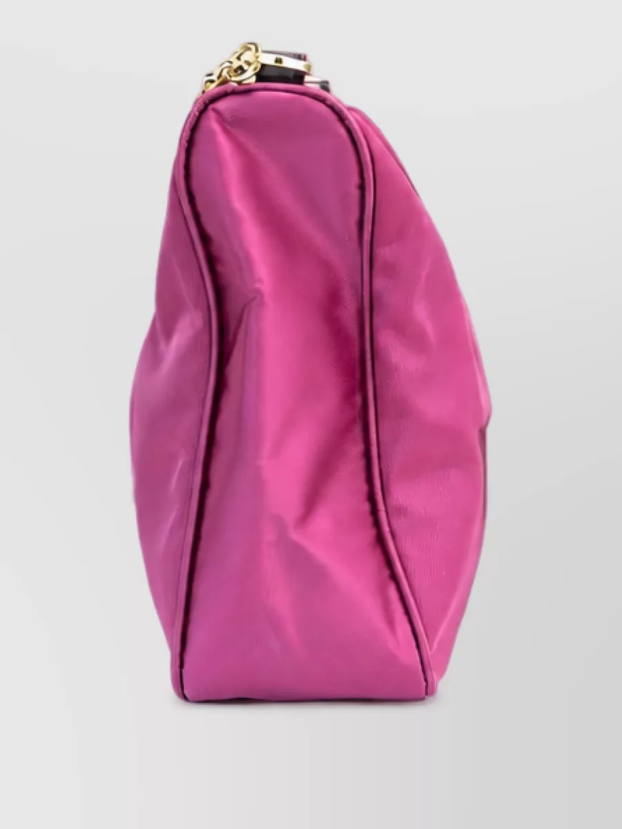 Versace Na Na Leather Clutch Bag