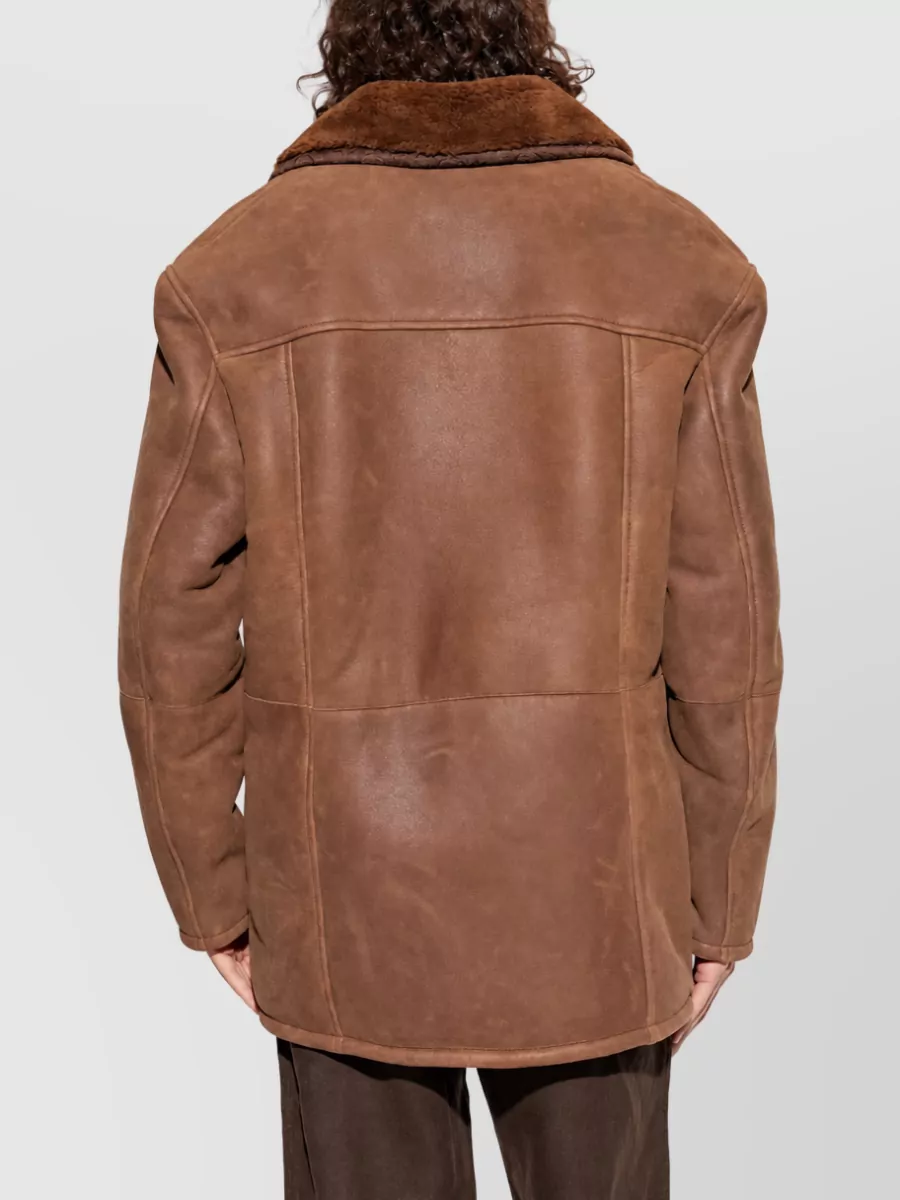Etro Shearling Reversible Coat