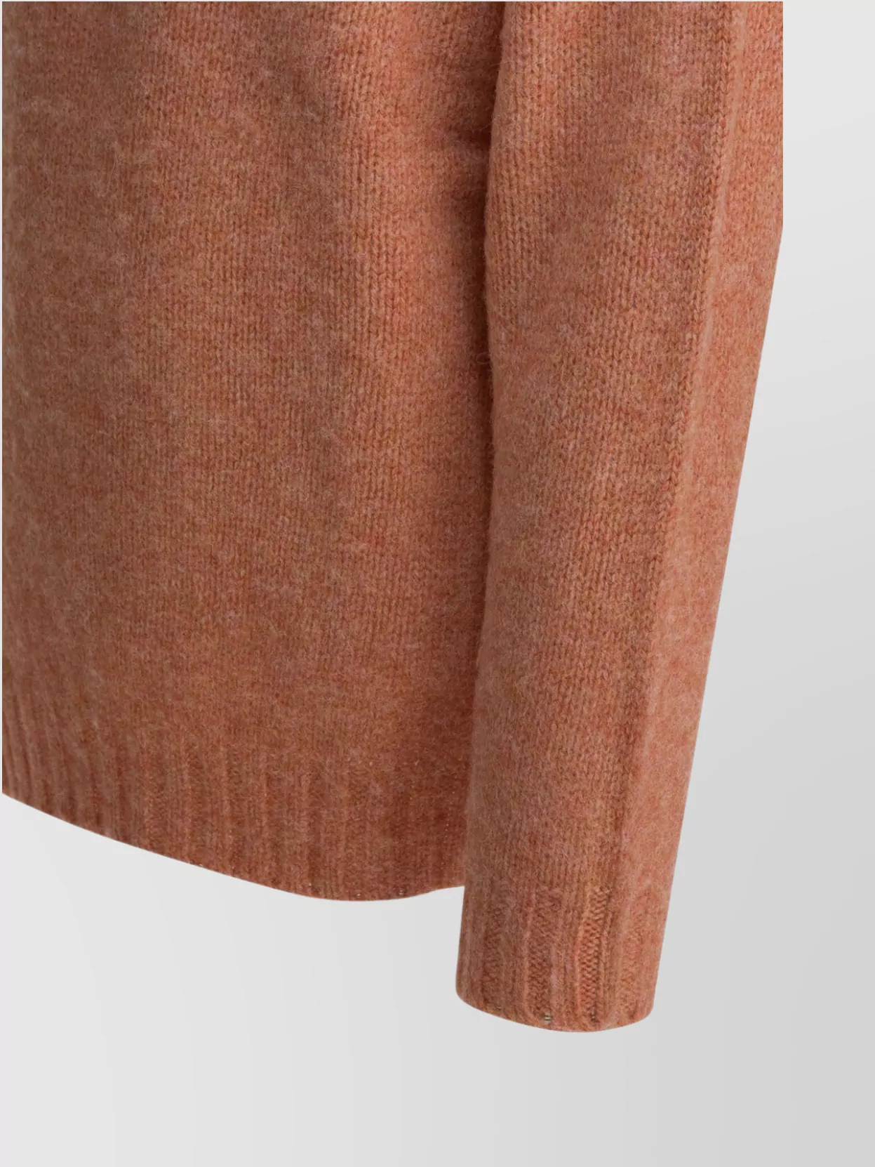 Beams Plus Soft Knitwear With Ribbed Cuffs And Hem