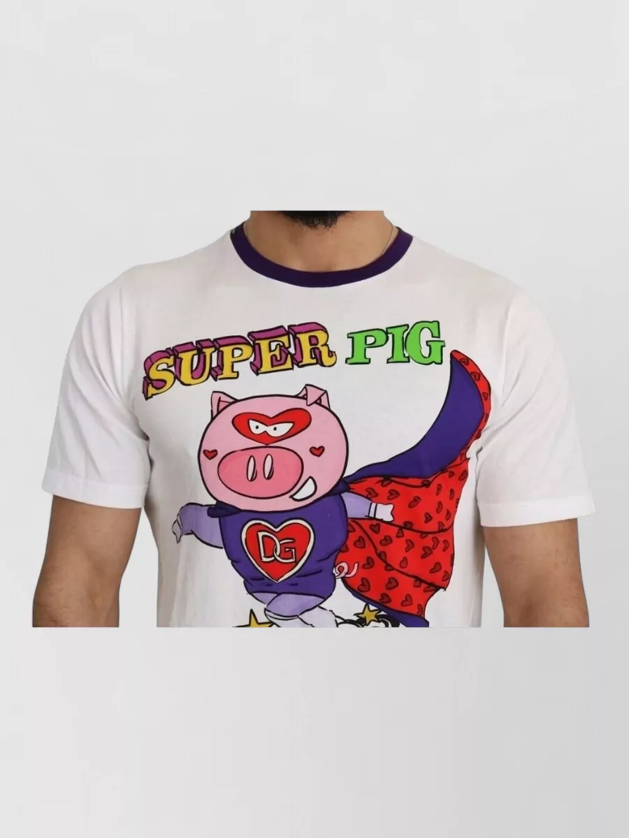 Dolce&Gabbana Cotton Graphic-Print T-Shirt