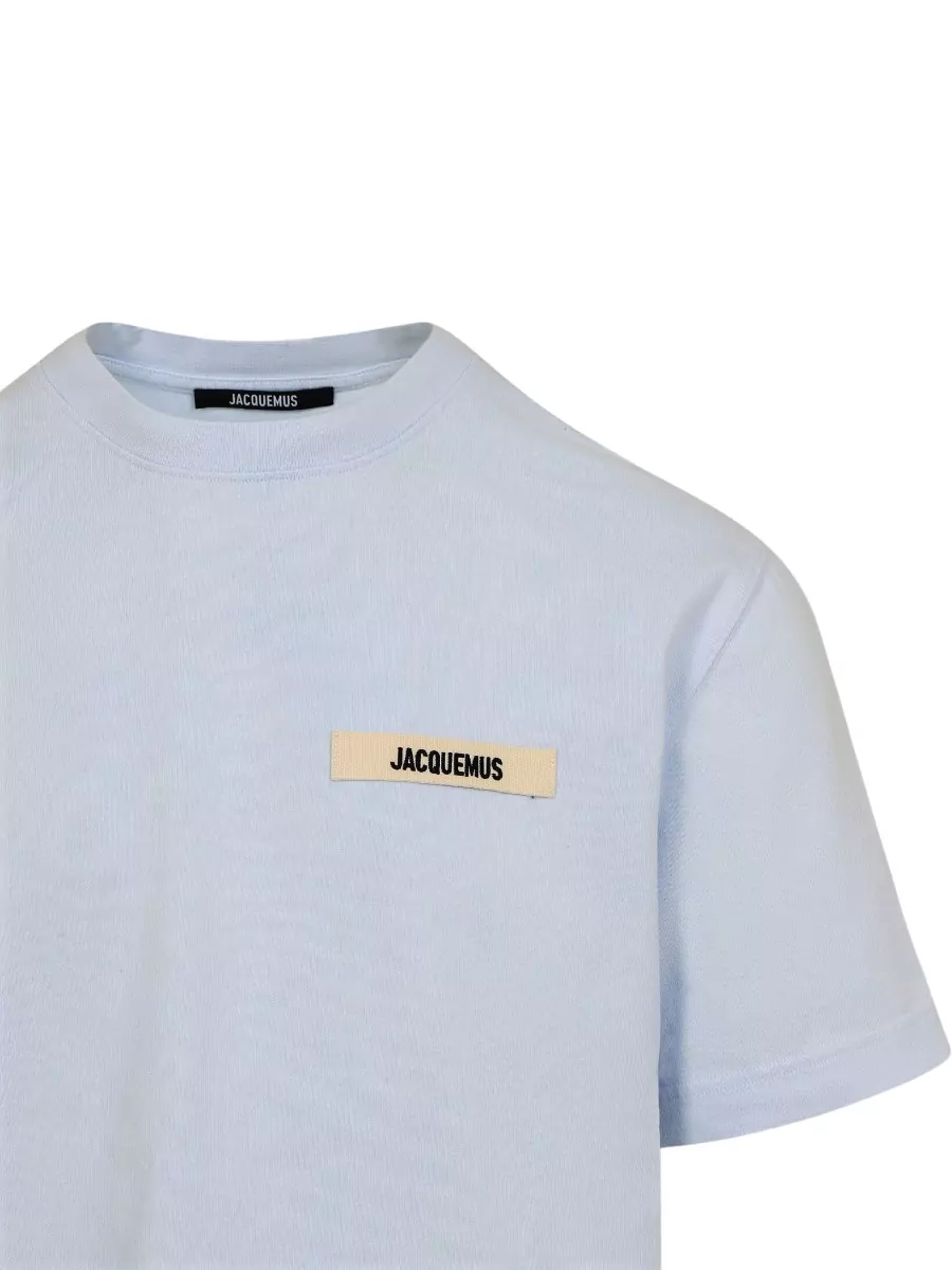 Jacquemus Le T Shirt Grosgrain Cotton Crewneck