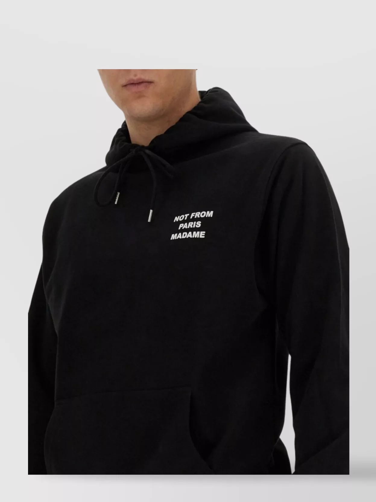 Drôle De Monsieur "Graphic Motto" Hooded Sweatshirt
