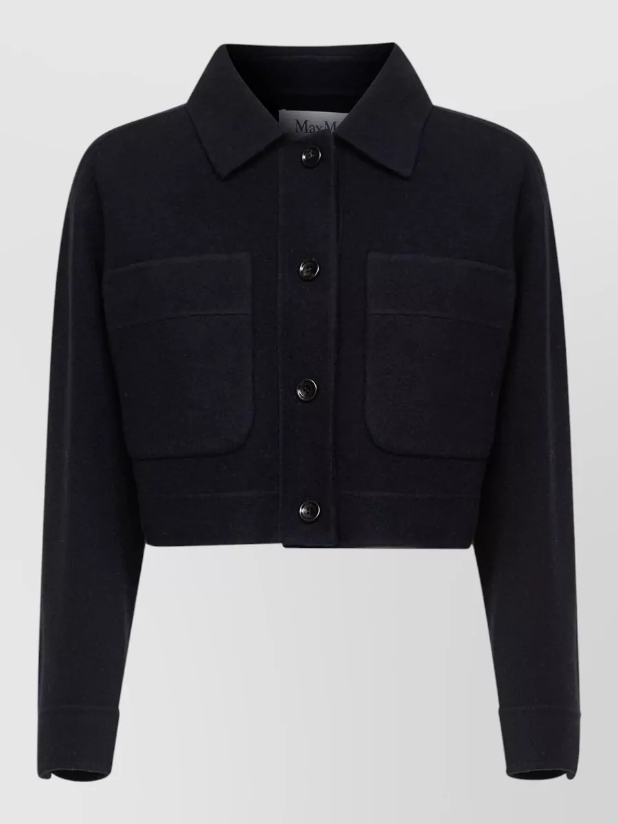 Max Mara wool cashmere single breasted coat