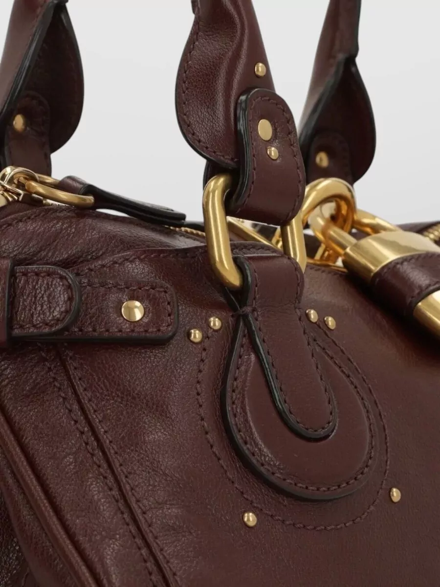 Chloé Paddington Tote Bag Gold Tone Hardware