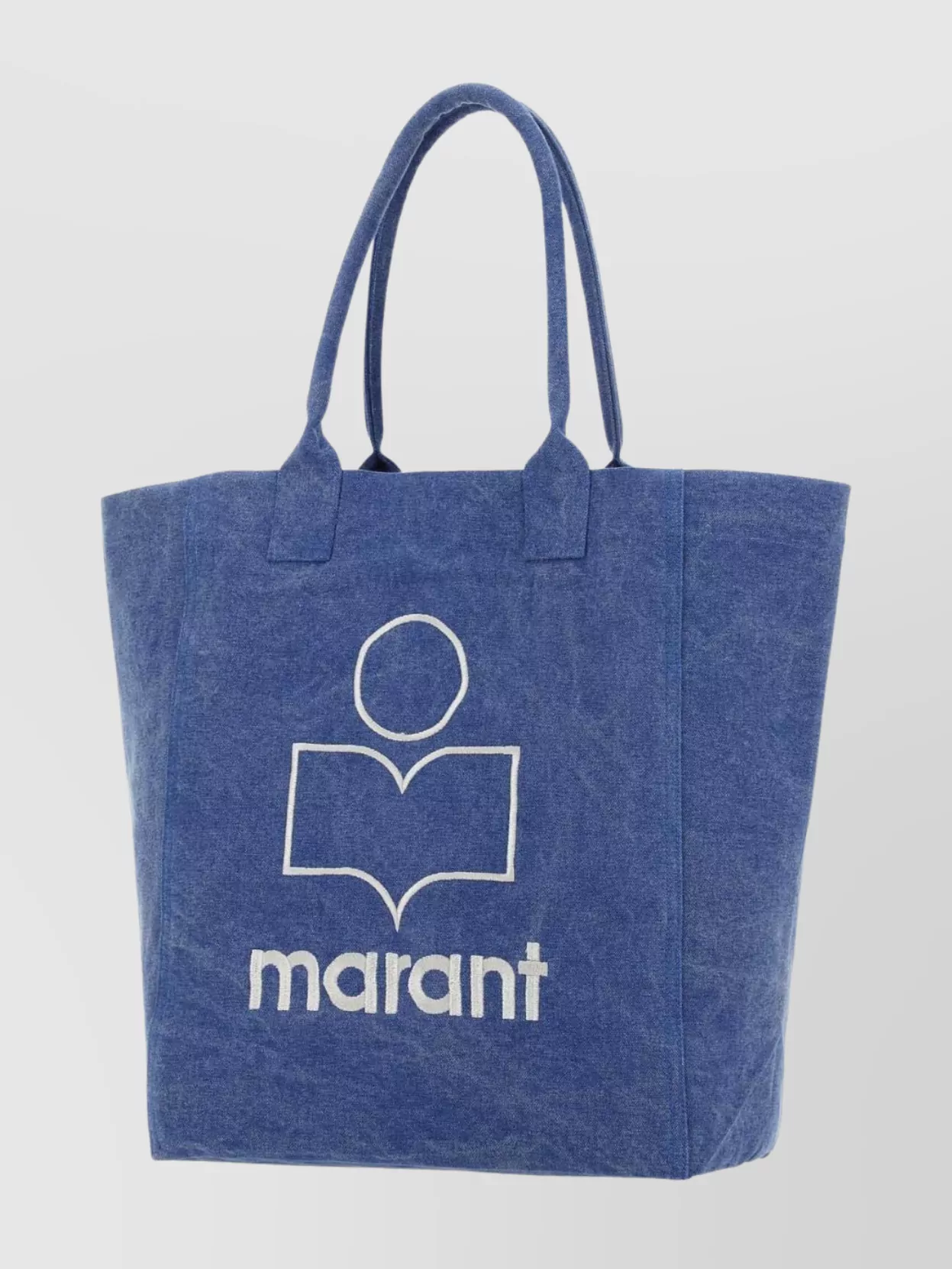 Isabel Marant Yenky Cotton Shopping Bag - Denim