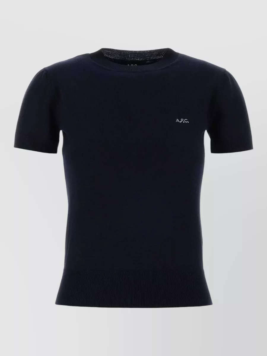 A.P.C. fine-knit wool-blend sweater