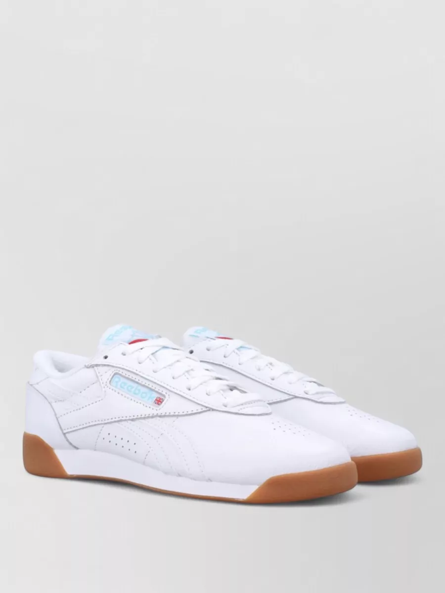 Reebok Leather Low-Top Lace-Up Sneakers