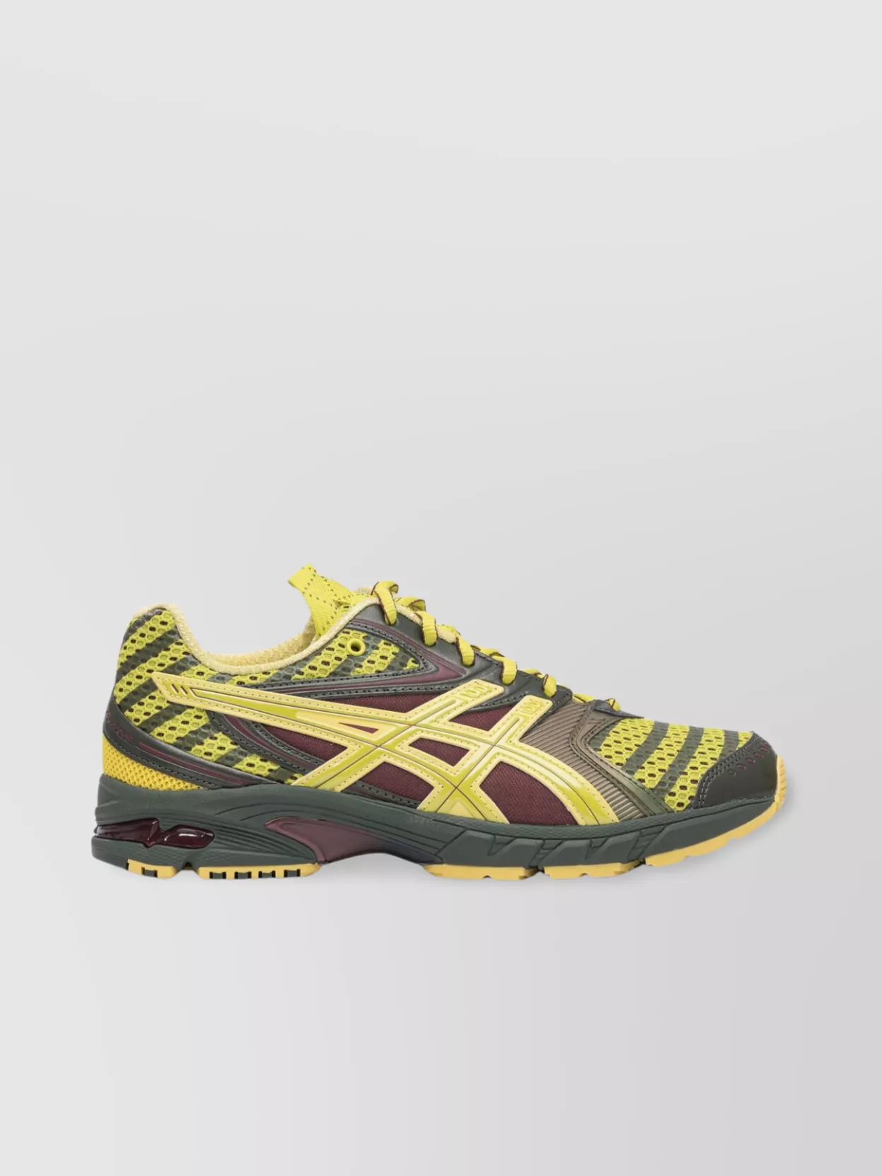 Asics Panels Mesh Rubber Sole Slip-on Sneakers