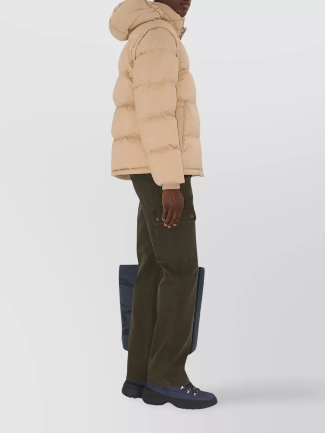 Burberry Padded Jacket Featuring Removable Sleeves
