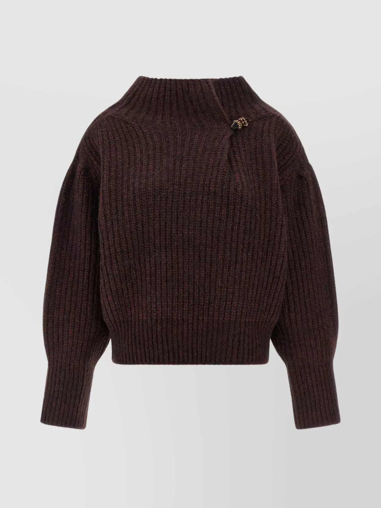 Dries Van Noten High Neck Long Sleeve Knit Sweater