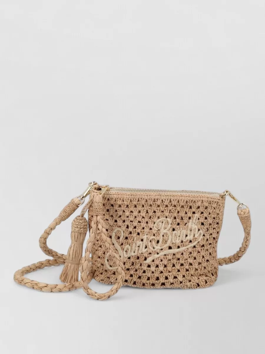 Mc2 Saint Barth Raffia Crossbody Bag