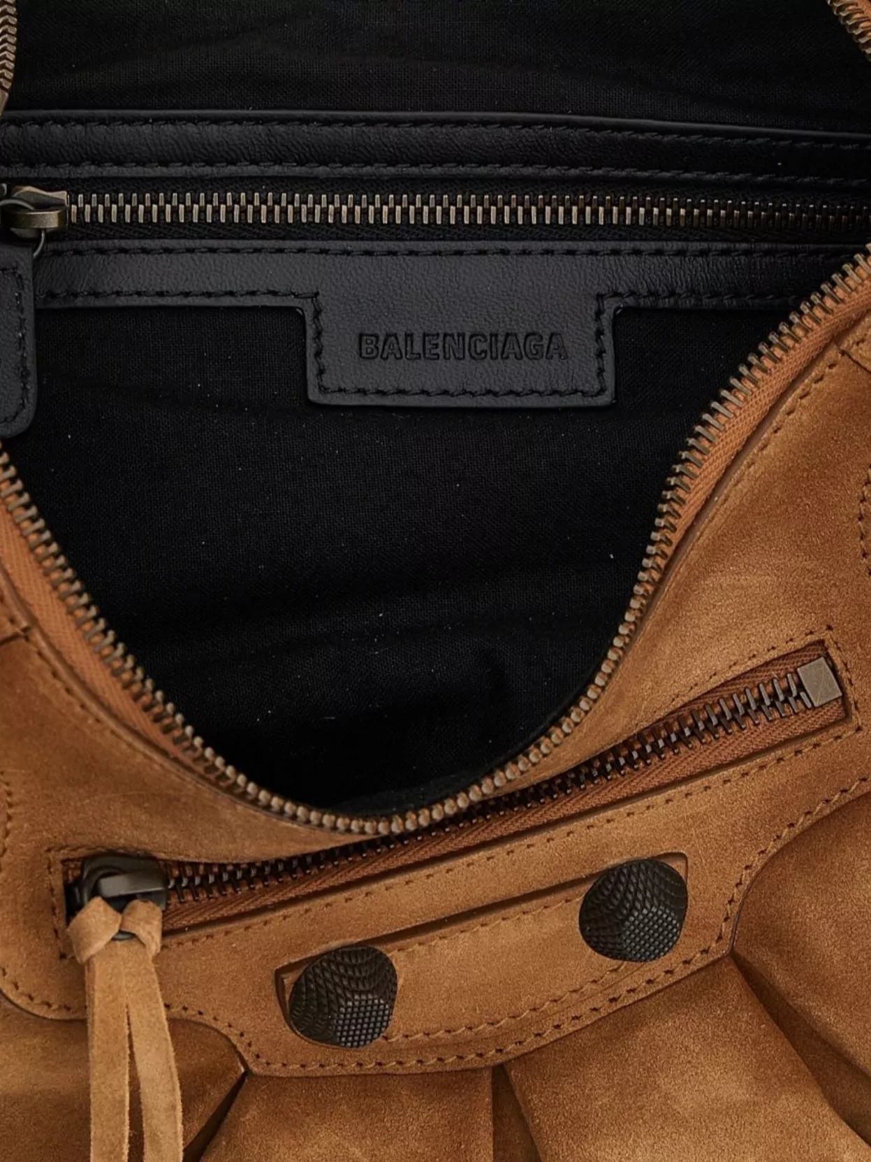 Balenciaga Shoulder Bag With Adjustable Strap And Studs