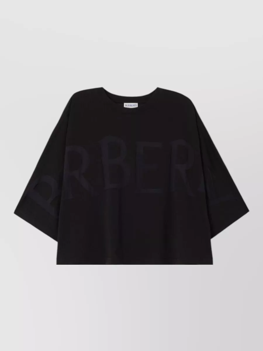 Burberry logo cotton t-shirt