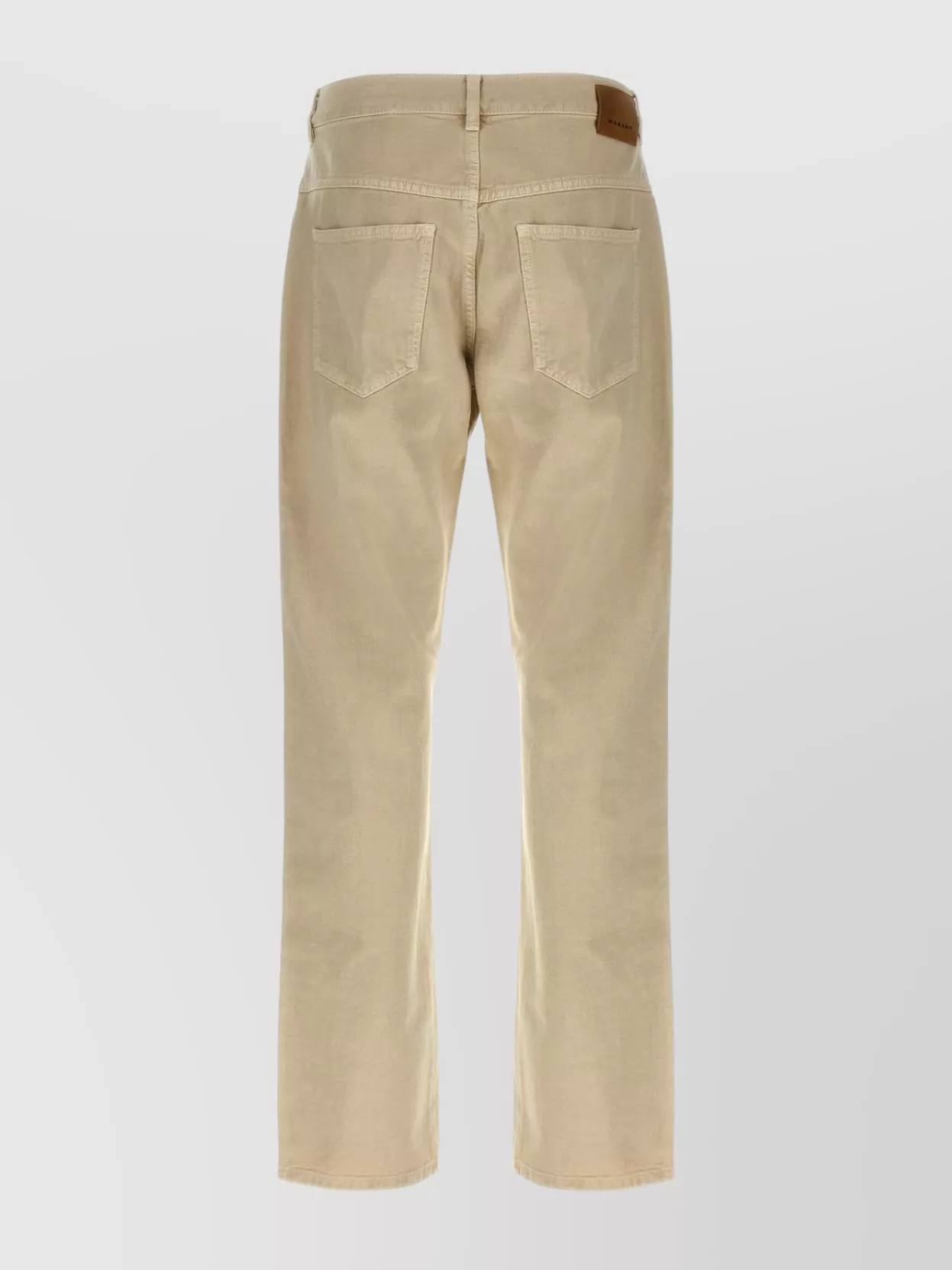 Isabel Marant Straight Leg Trousers Pockets In Neutral