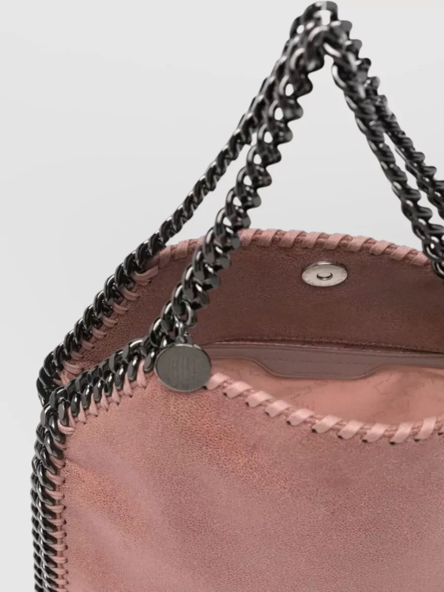 Stella Mccartney Siena Shaggy Deer Mini Chain Tote Bag