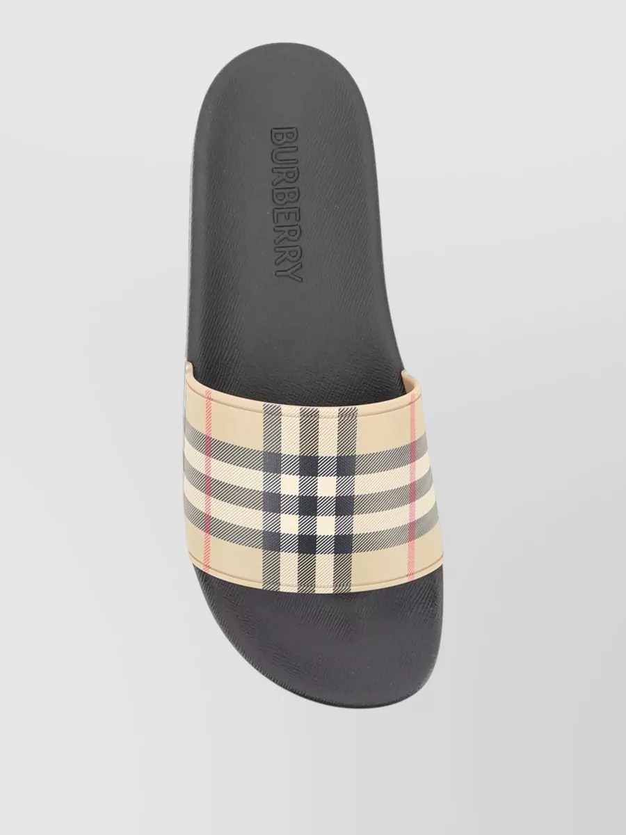 Burberry Check Slides