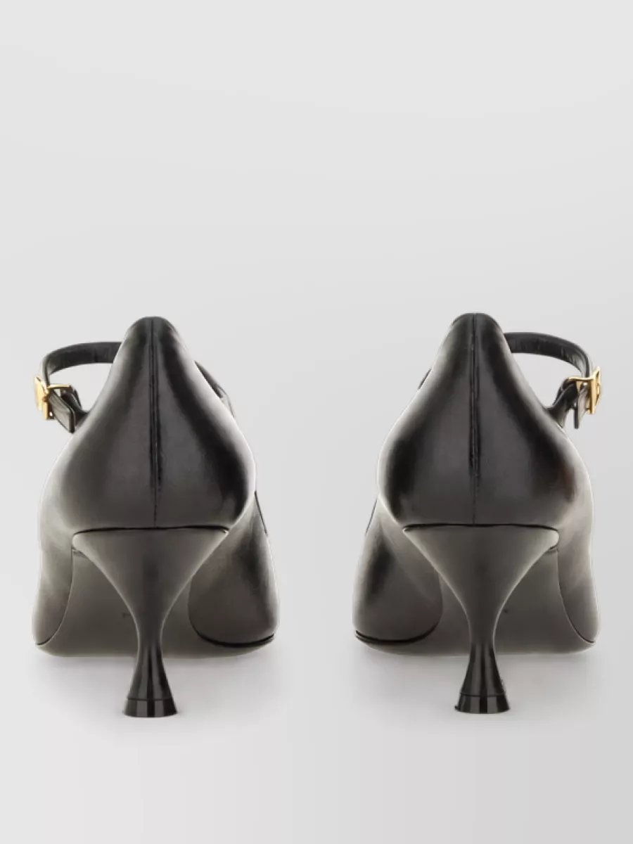 Dolce&Gabbana Leather Ballerina Shoes