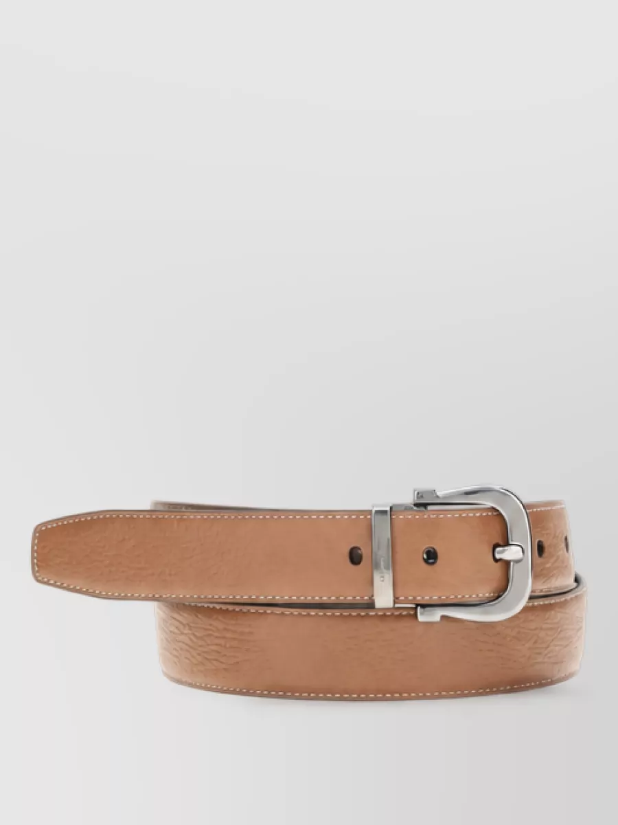 Ferragamo leather reversible adjustable belt