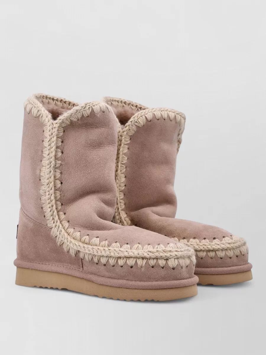 Mou sheepskin ankle boots
