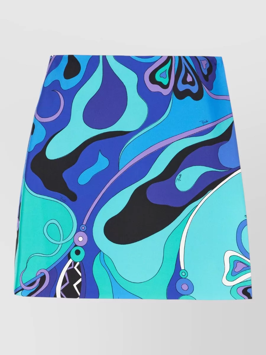 Pucci Silk Printed Mini Skirt