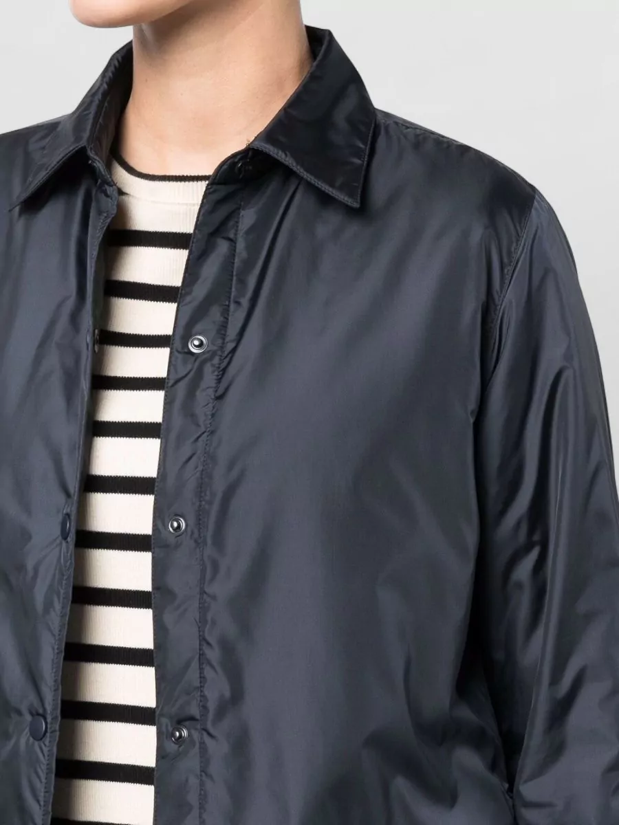 Aspesi Collared Neck Long Sleeve Nylon Silk Shirt