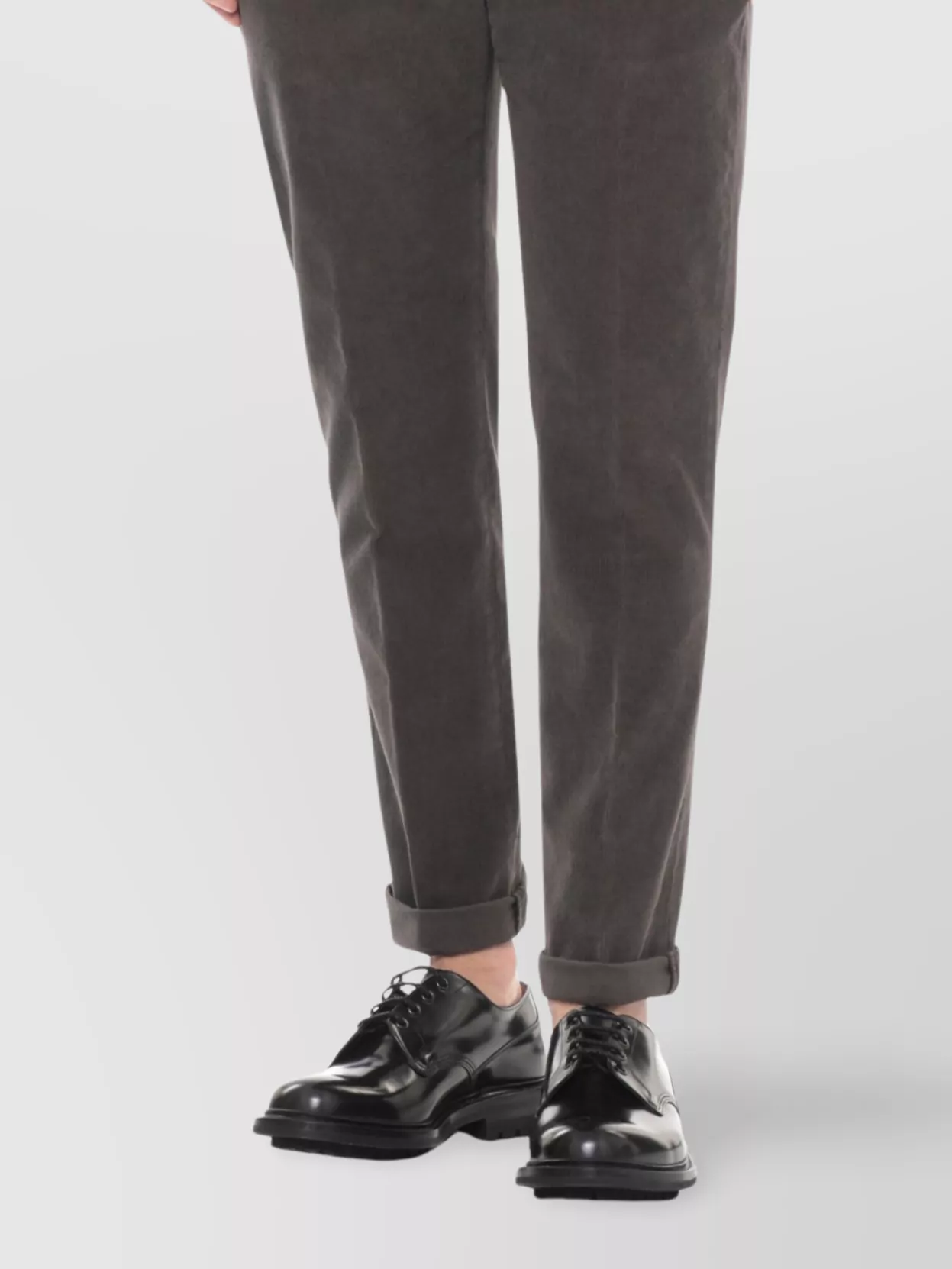 Dondup Straight Trousers Rolled Cuffs