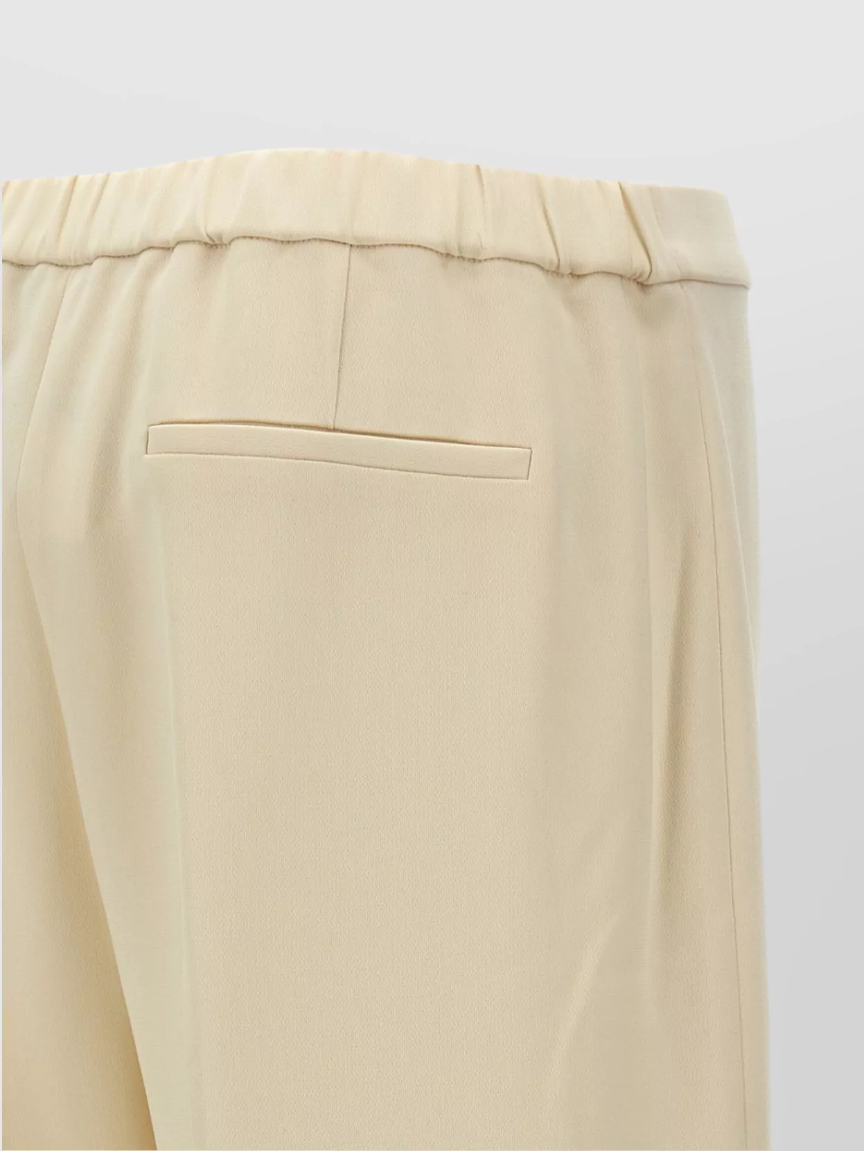 Theory Wide Pull On Trousers With Front Pleats
