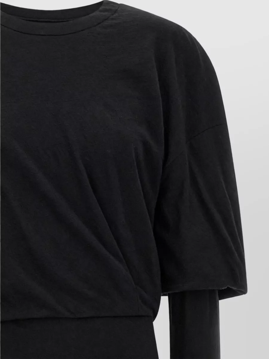 Darkpark Wool Draped Cutout Maxi Dress