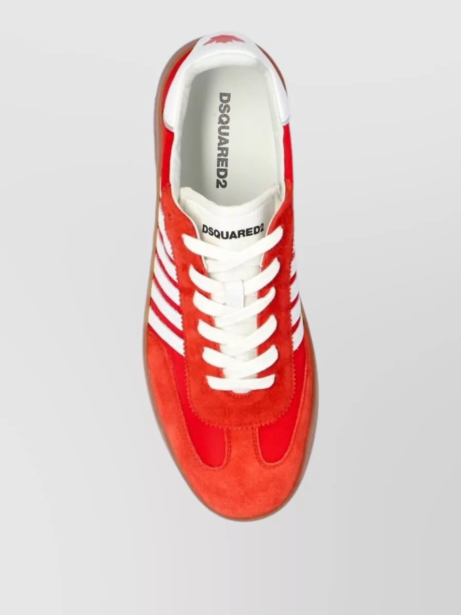 Dsquared2 Leather Low-Top Sneakers
