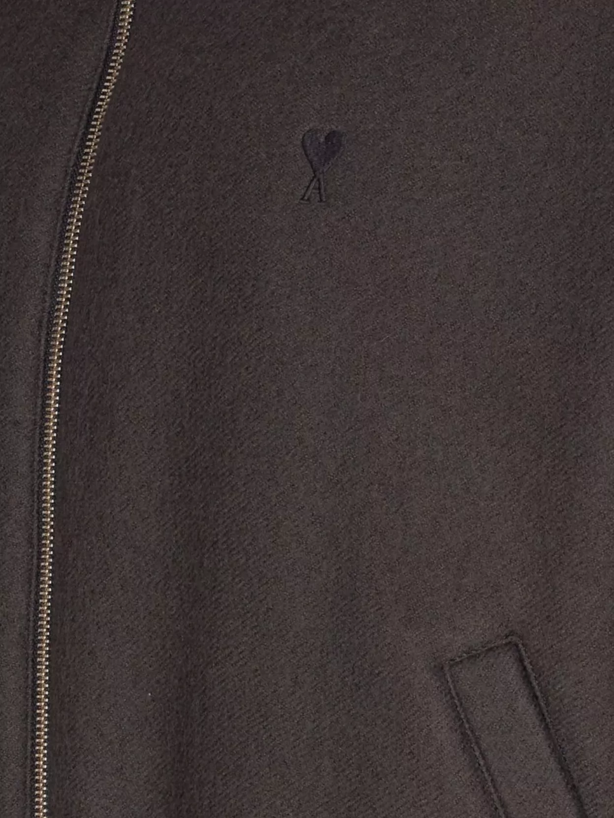 Ami Paris Tailored Blazer With Collared Neck And Pockets