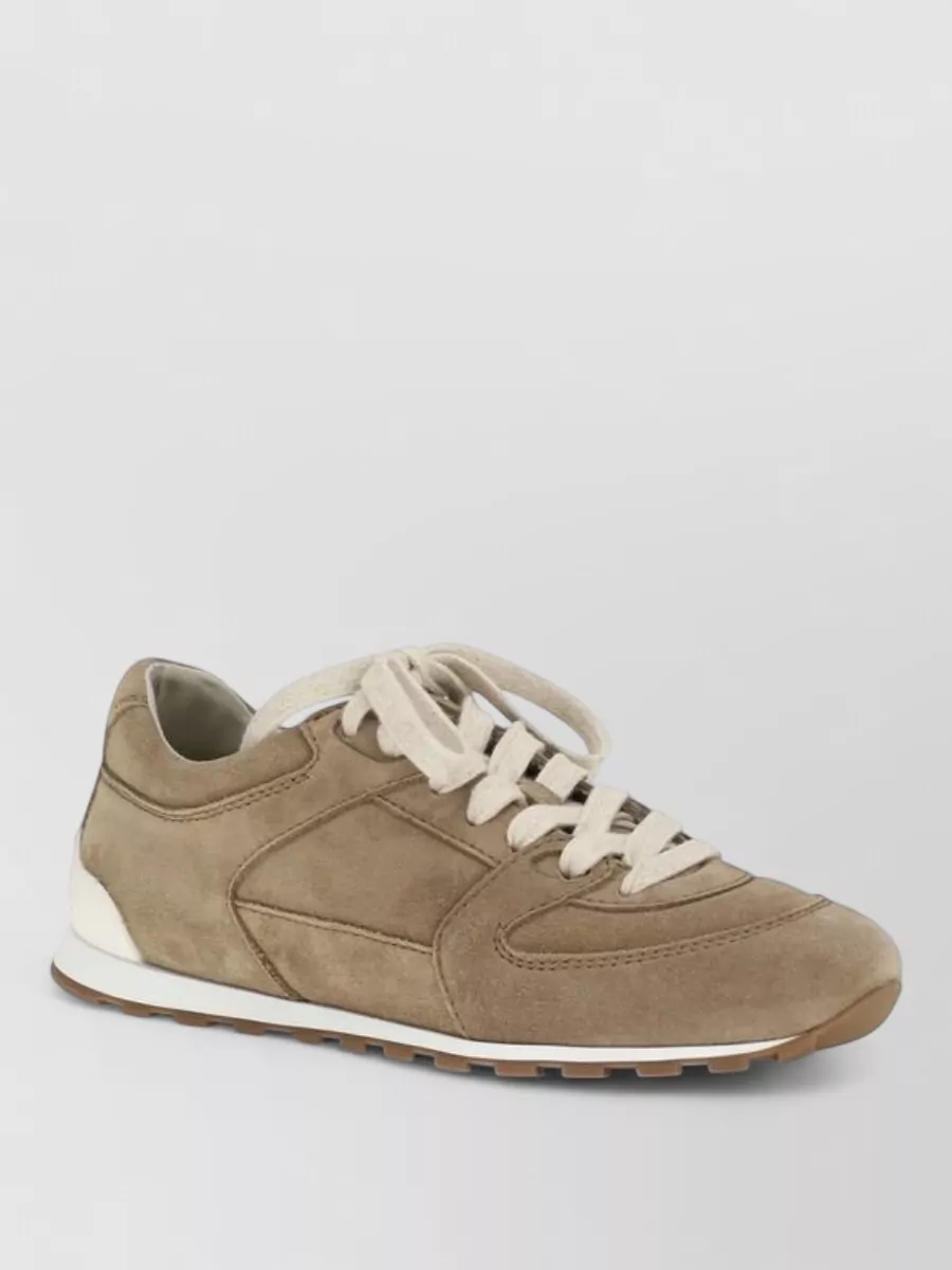 Brunello Cucinelli calf leather low-top sneakers